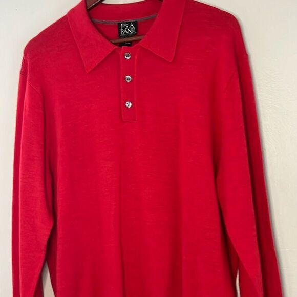Jos. A Bank long sleeve lightweight collared sweater - Picture 5 of 9